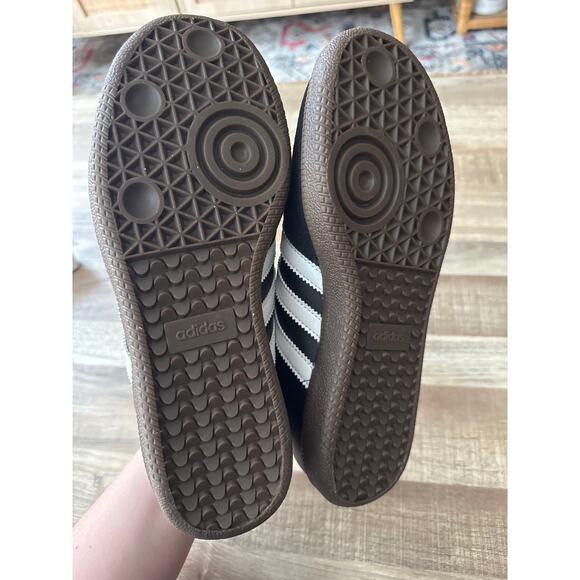 NWT Adidas Sambas Black Indoor Soccer Sneakers size 7 - Picture 4 of 7